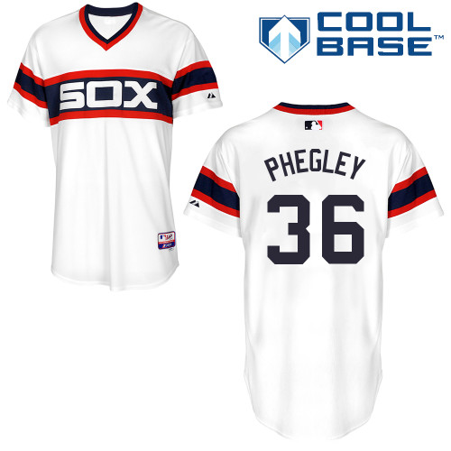 Josh Phegley #36 mlb Jersey-Chicago White Sox Women's Authentic Alternate Home Baseball Jersey